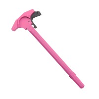 AR-15 Tactical "TALON" Style Charging Handle / Oversized Latch / Pink